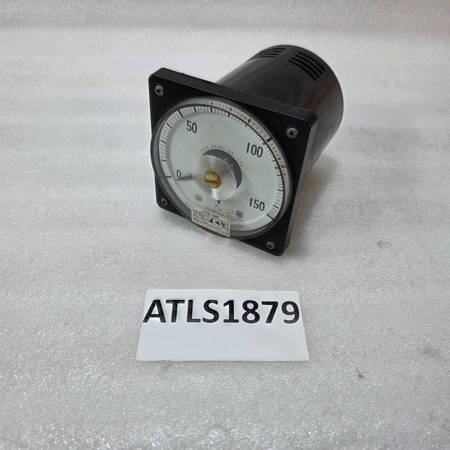 TOYO KEIKI AVF-11 AC VOLTMETER 0–150V ANALOG PANEL METER CLASS 1.5 JIS C1102