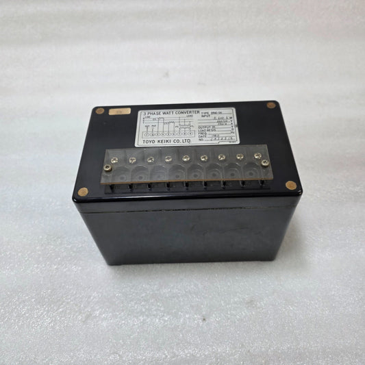 TOYO KEIKI ERM-5A THREE PHASE WATT CONVERTER ±600KW POWER TRANSDUCER 660/110V 75