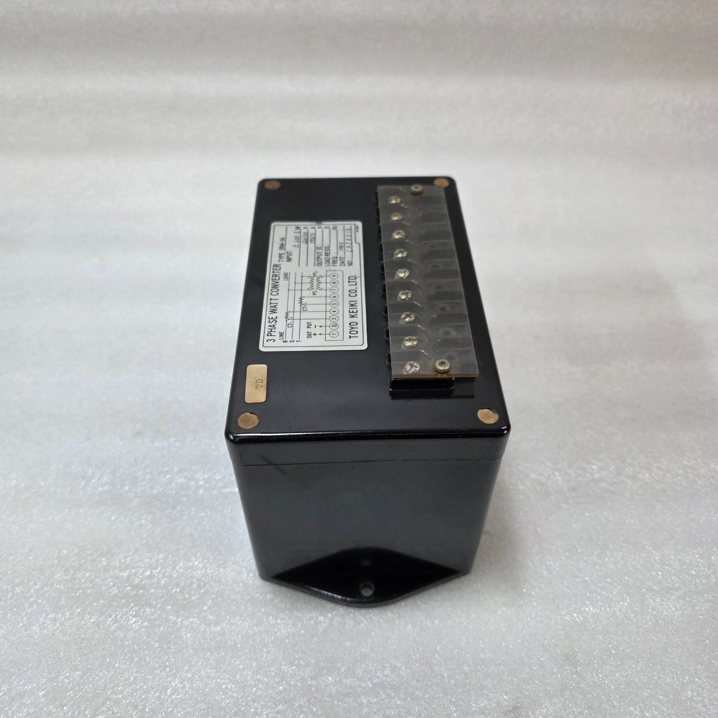 TOYO KEIKI ERM-5A THREE PHASE WATT CONVERTER ±600KW POWER TRANSDUCER 660/110V 75