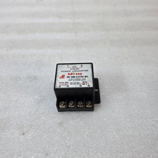 DAE SUNG DS-350 POWER CONVERTER AC 200/220V TO DC 90V CLUTCH BRAKE POWER SUPPLY