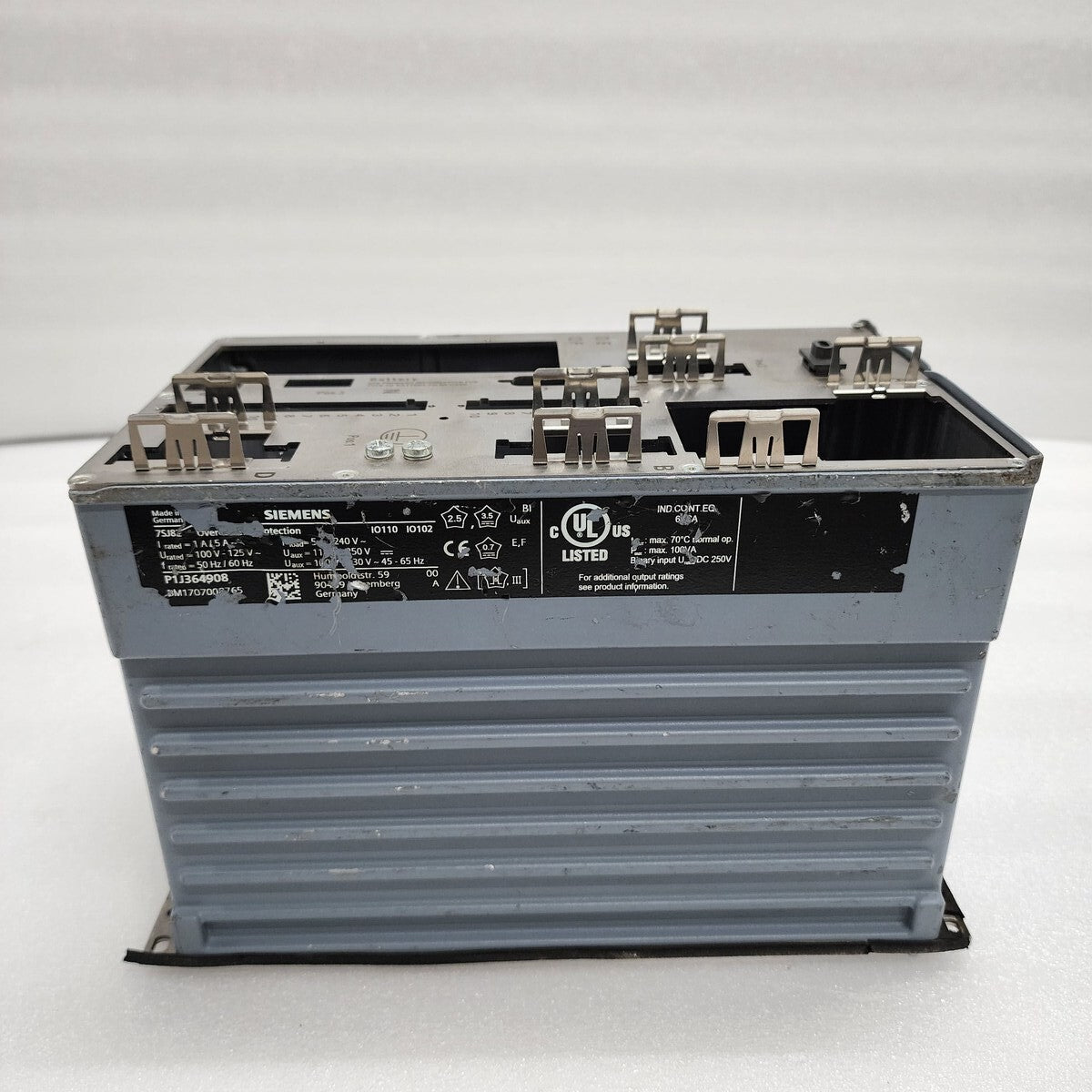 SIEMENS SIPROTEC 7SJ82 EMPTY BACK PANEL