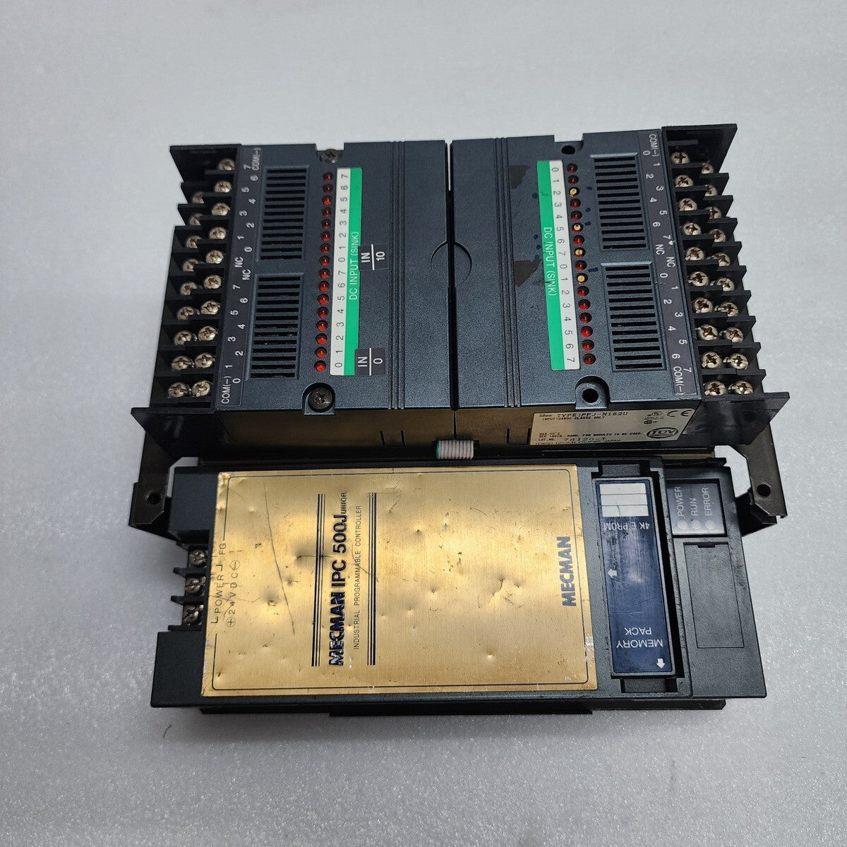 MECMAN IPC 500J CPU UNIT 771-150-023-1 PROGRAMMABLE CONTROLLER WITH I/O MODULES