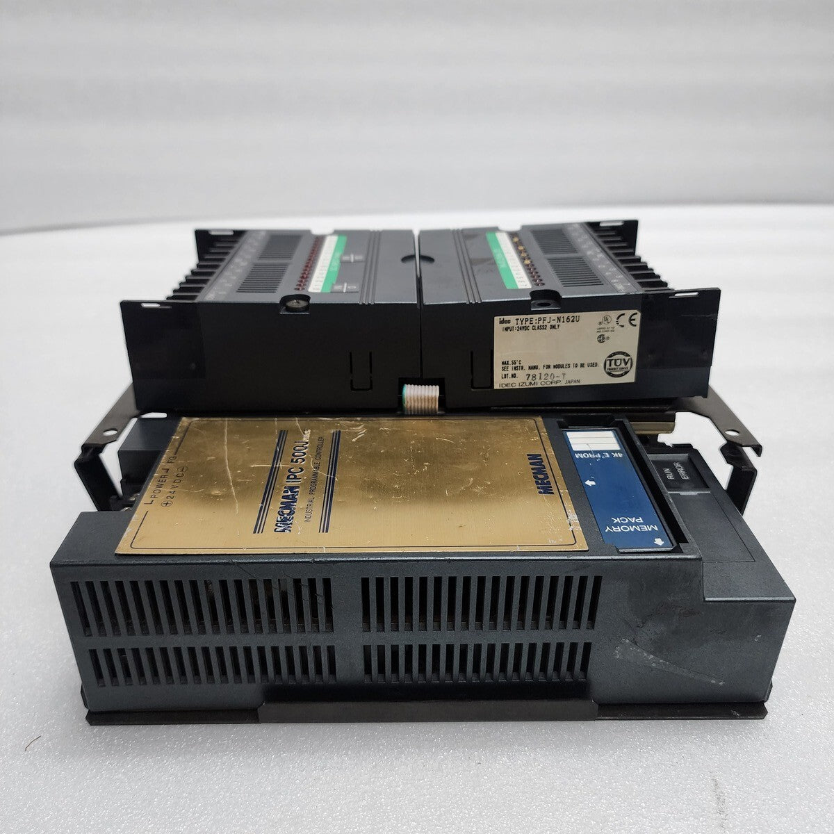 MECMAN IPC 500J CPU UNIT 771-150-023-1 PROGRAMMABLE CONTROLLER WITH I/O MODULES