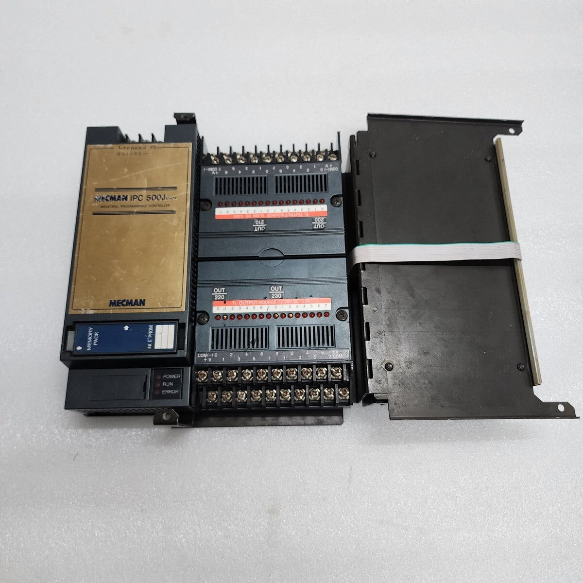 MECMAN IPC 500J CPU UNIT 771-150-023-1 PROGRAMMABLE CONTROLLER WITH I/O MODULES