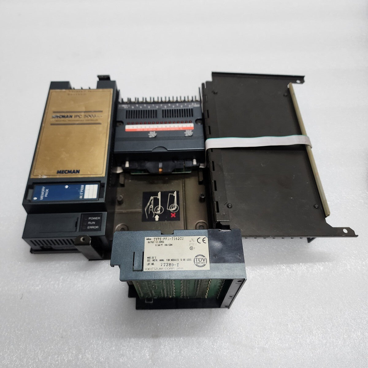 MECMAN IPC 500J CPU UNIT 771-150-023-1 PROGRAMMABLE CONTROLLER WITH I/O MODULES