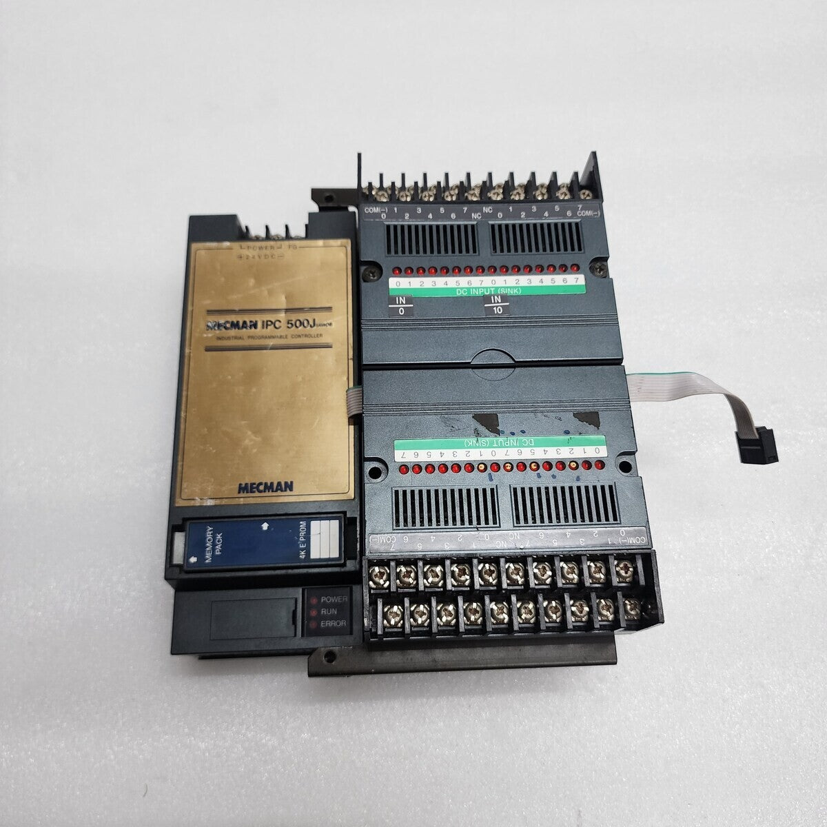 MECMAN IPC 500J CPU UNIT 771-150-023-1 PROGRAMMABLE CONTROLLER WITH I/O MODULES