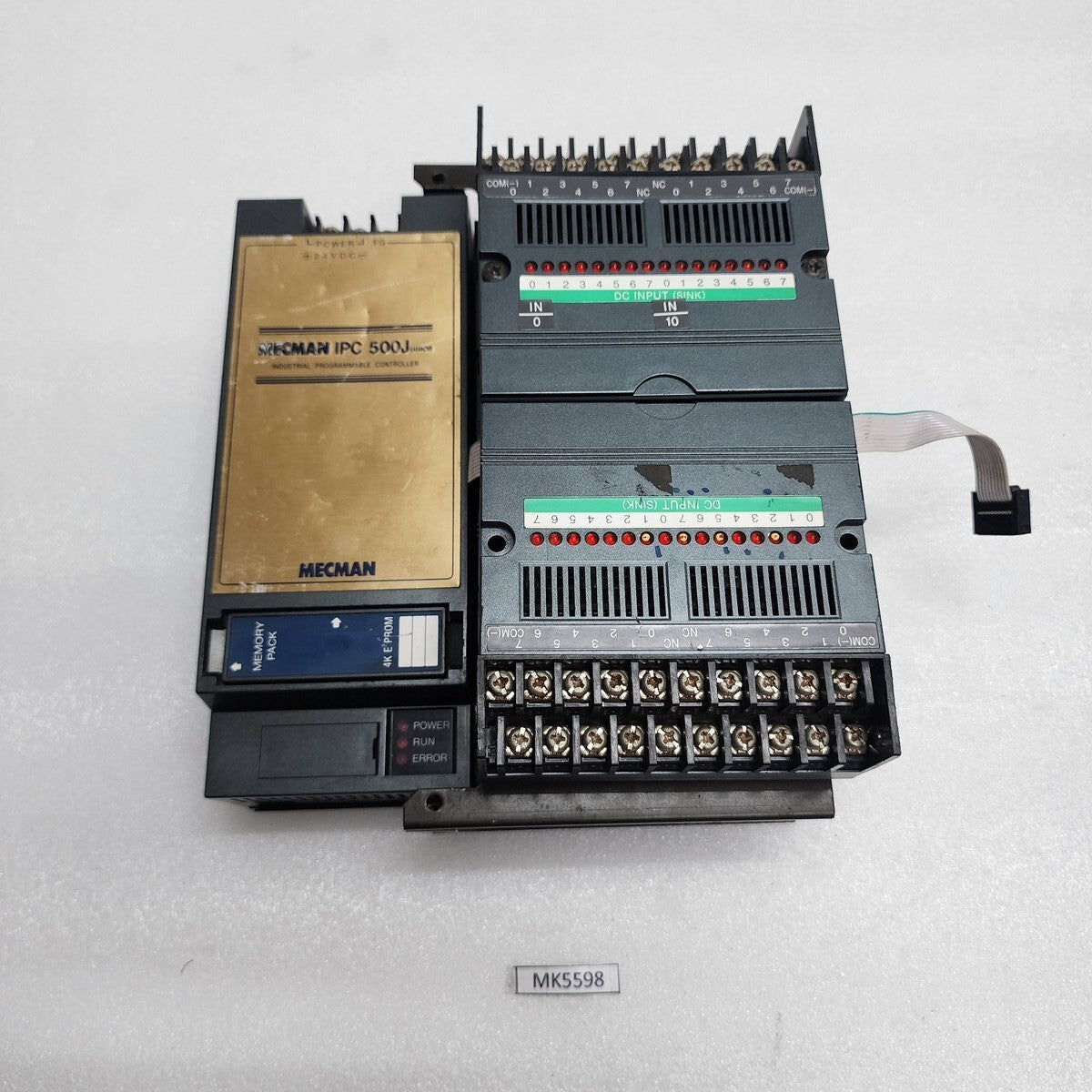 MECMAN IPC 500J CPU UNIT 771-150-023-1 PROGRAMMABLE CONTROLLER WITH I/O MODULES