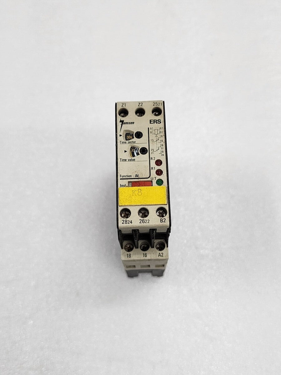 Janssen ERS Timer Relay E09 1030 0X3 110-240VAC/24V AC-DC/42-48V AC-DC 0.05S-300