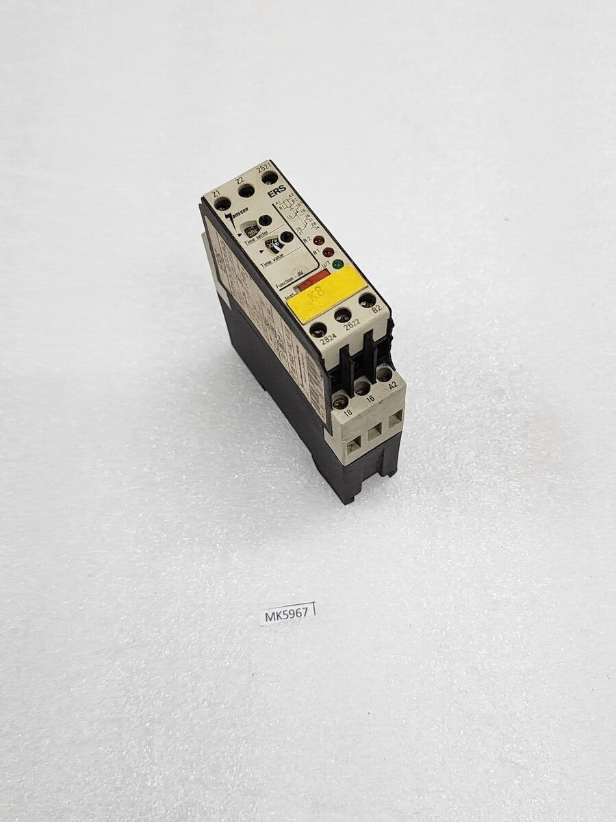 Janssen ERS Timer Relay E09 1030 0X3 110-240VAC/24V AC-DC/42-48V AC-DC 0.05S-300