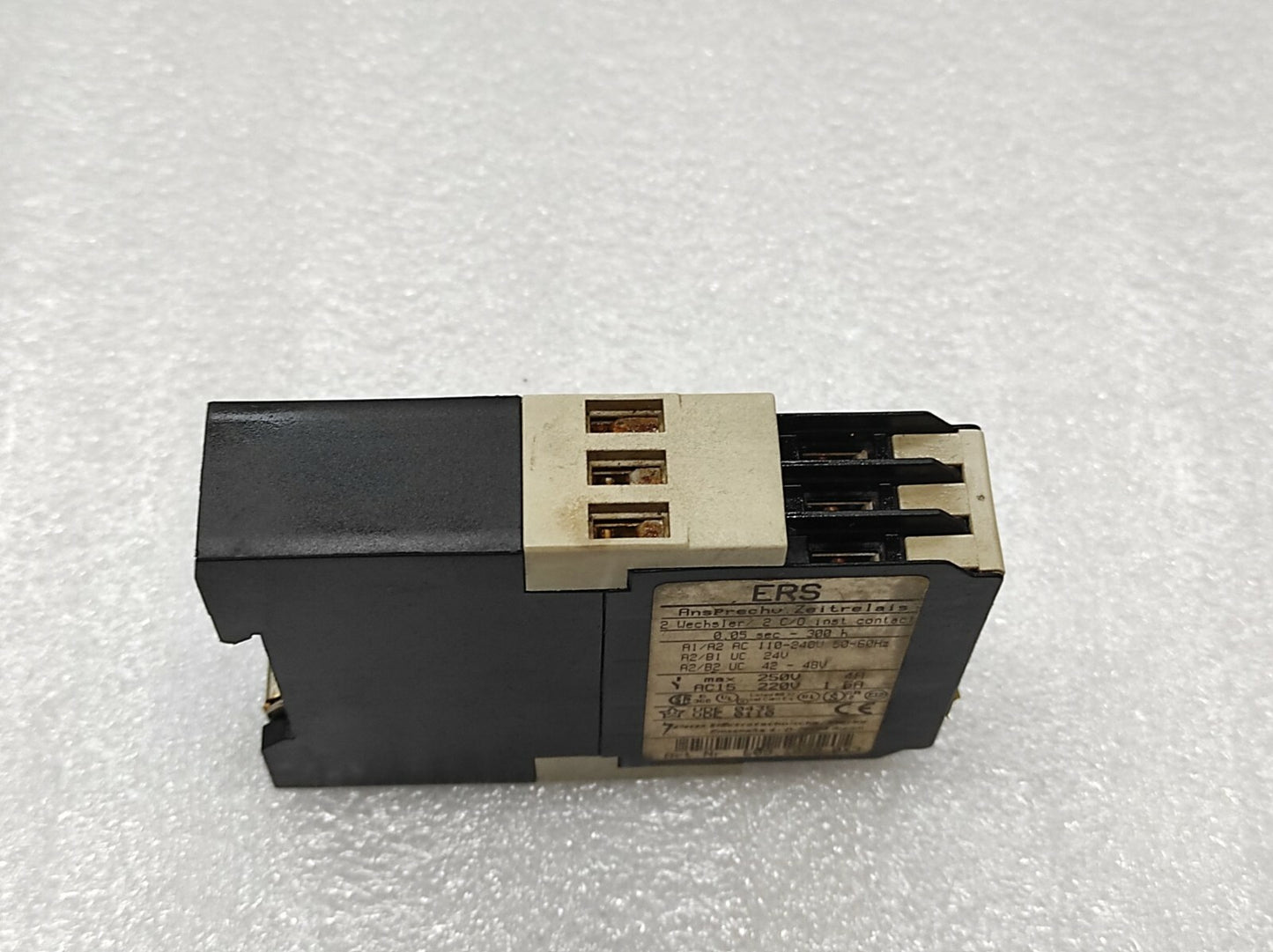 Janssen ERS Timer Relay E09 1030 0X3 110-240VAC/24V AC-DC/42-48V AC-DC 0.05S-300