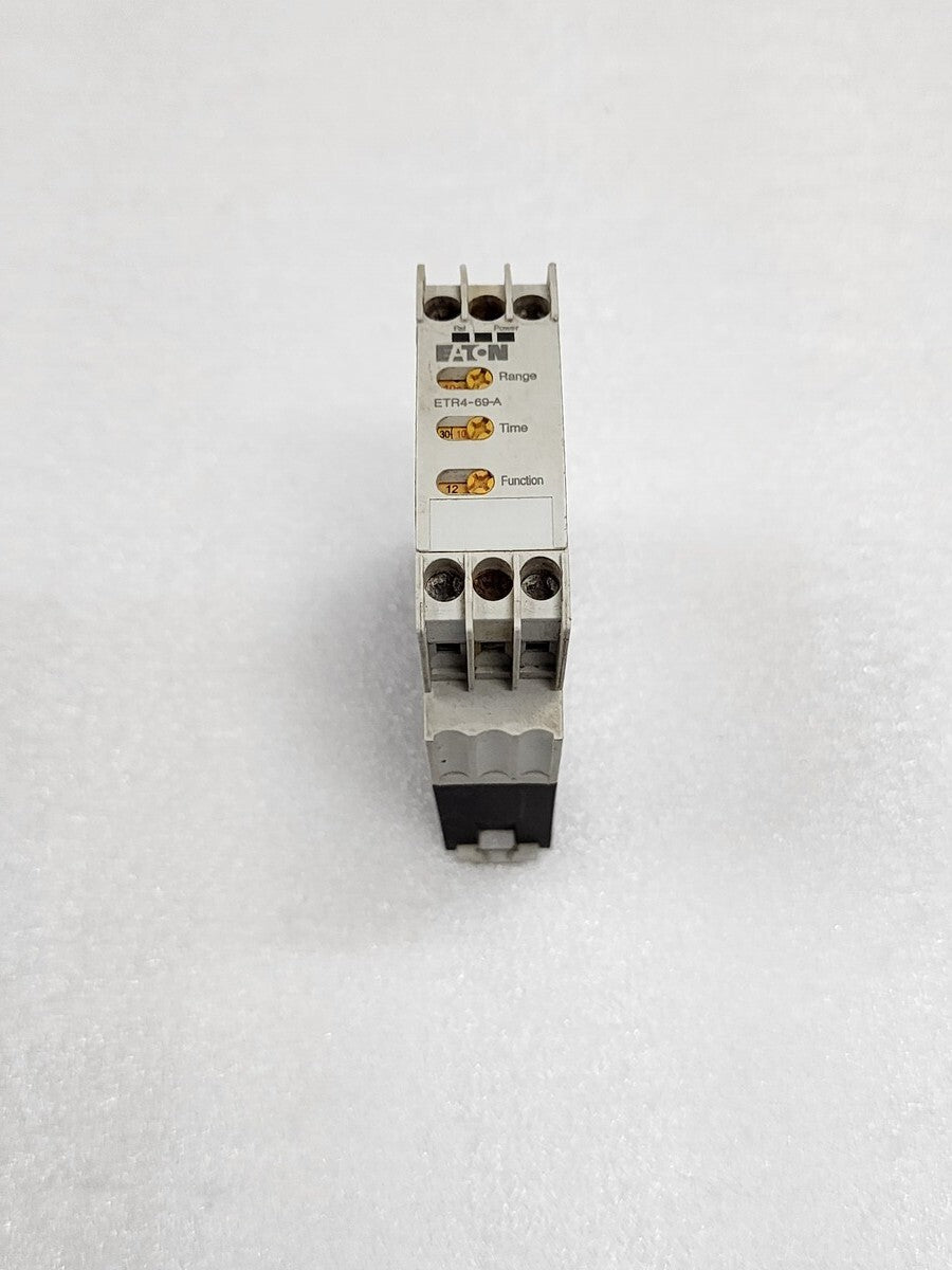 EATON ETR4-69-A MULTIFUNCTION ELECTRONIC TIMING RELAY 24-240VAC-DC