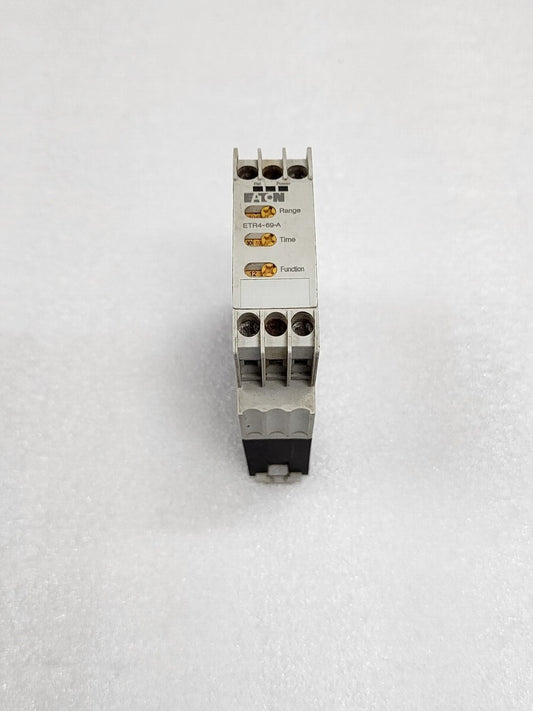 EATON ETR4-69-A MULTIFUNCTION ELECTRONIC TIMING RELAY 24-240VAC-DC