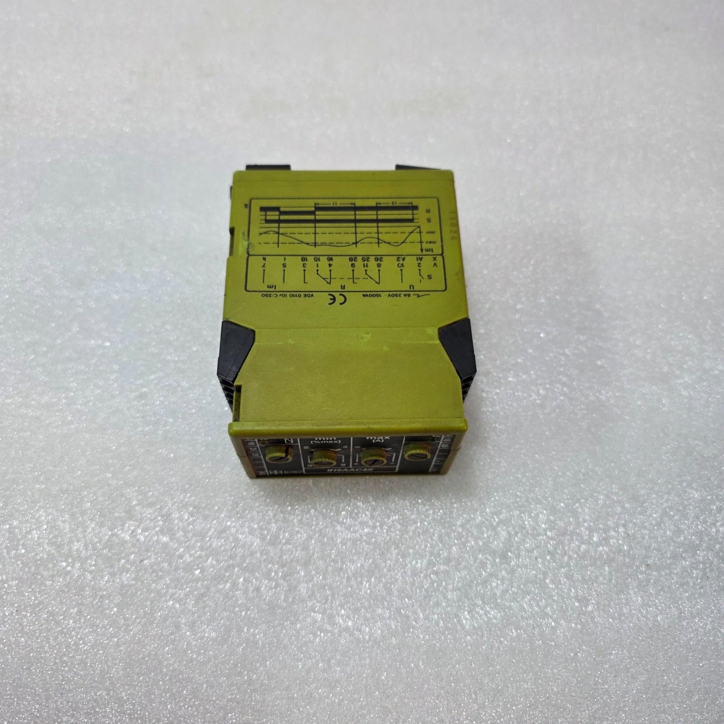 TELE IH5AAC4X MONITORING RELAY MODULE | 24V AC INDUSTRIAL CONTROL RELAY | DIN RA