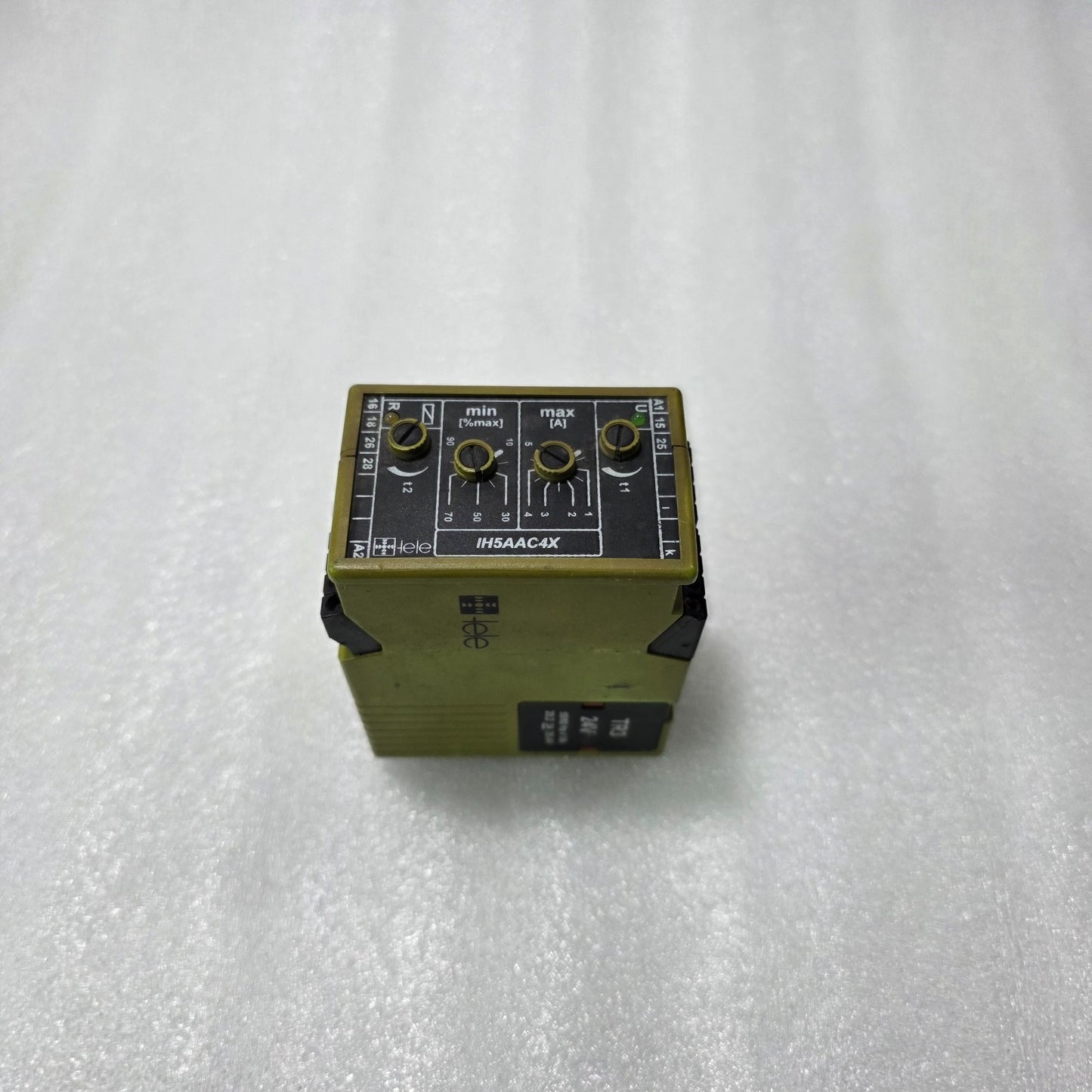 TELE IH5AAC4X MONITORING RELAY MODULE | 24V AC INDUSTRIAL CONTROL RELAY | DIN RA