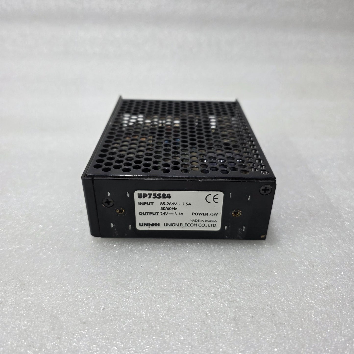 UNION UP75S24 DIN RAIL POWER SUPPLY, 24V DC 3.1A, 75W INDUSTRIAL SMPS