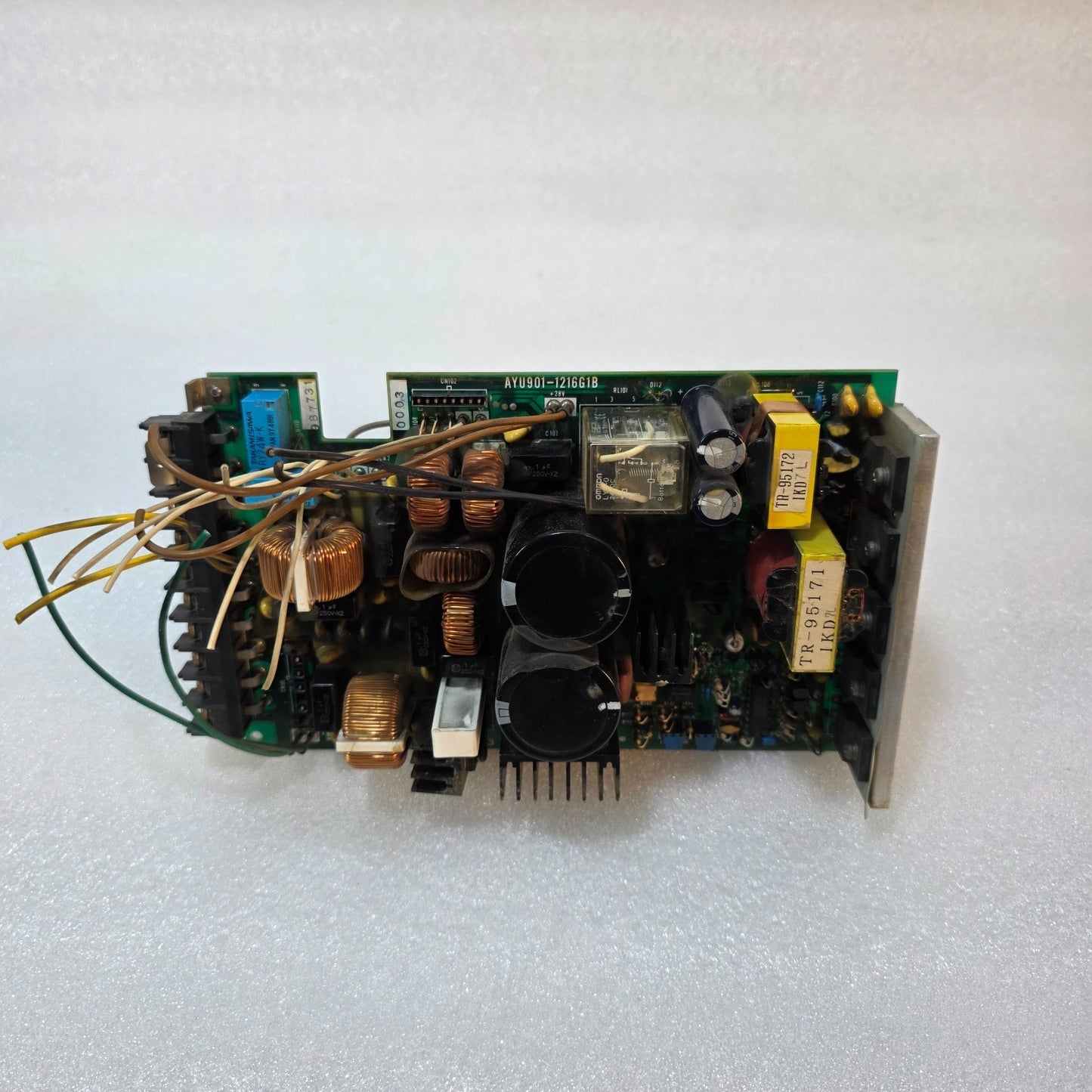 OKI AYU901-1216G1B INDUSTRIAL CONTROL PCB BOARD, +28V SUPPLY, OAREGTA SERIES