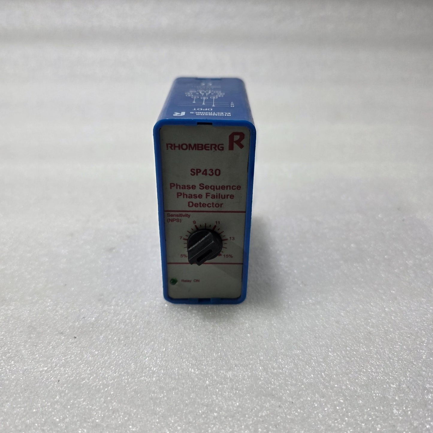 RHOMBERG SP430 PHASE SEQUENCE & PHASE FAILURE DETECTOR RELAY WITH SENSITIVITY AD
