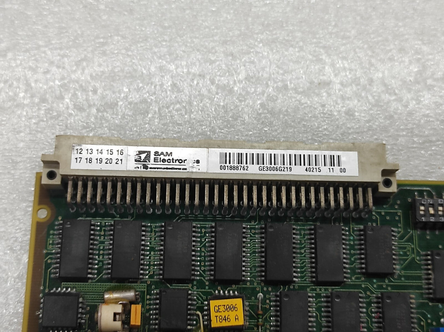 SAM ELECTRONICS 001888762 GE3006G219 2813279 GE3016G211 PCB PRAXIS 4021B - 91.6.
