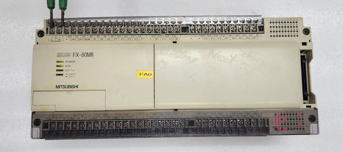 MITSUBISHI FX-80MR-ES/UL PROGRAMMABLE CONTROLLER 100-240V