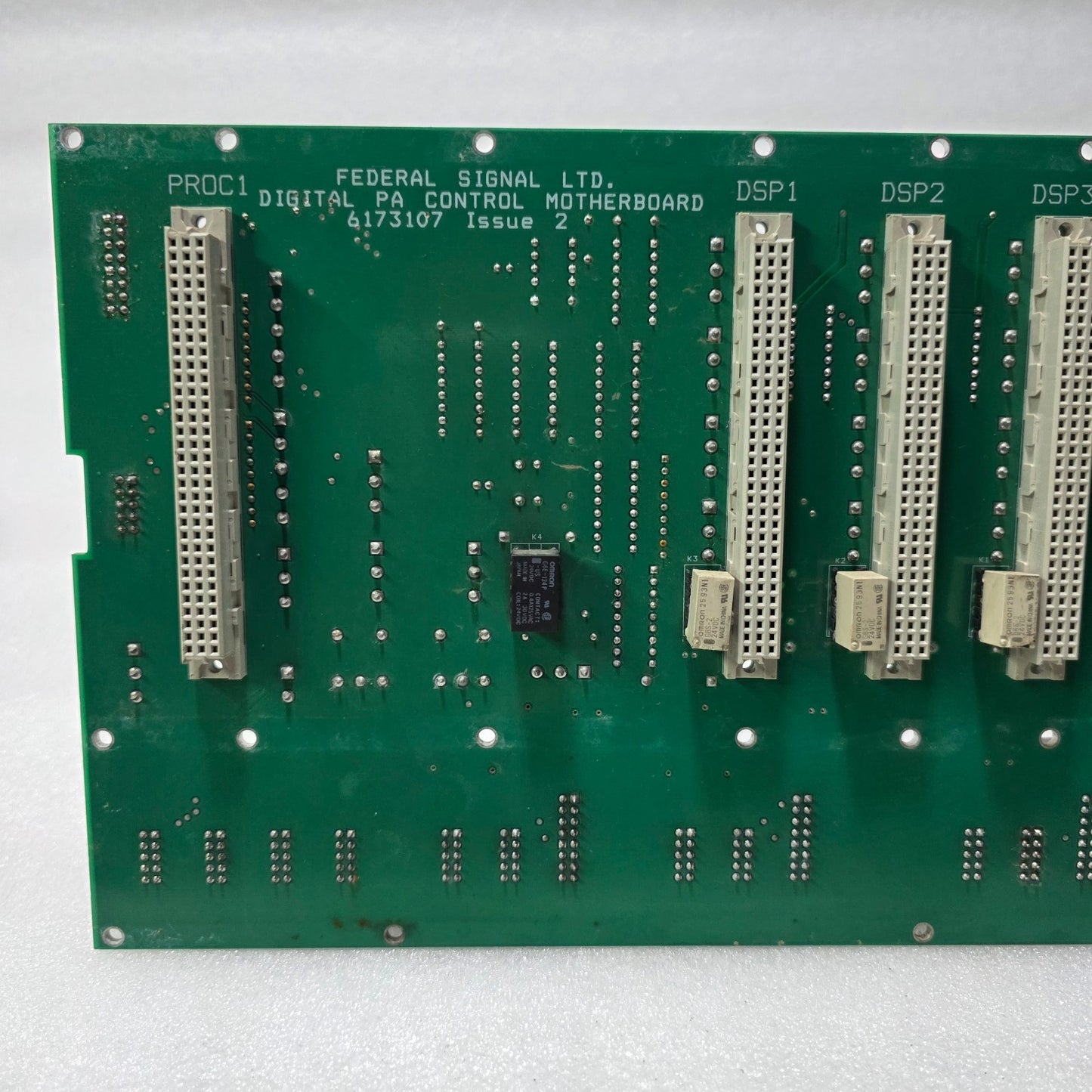FEDERAL SIGNAL DIGITAL PA CONTROL MOTHERBOARD 6173107 ISSUE 2 A5/A6