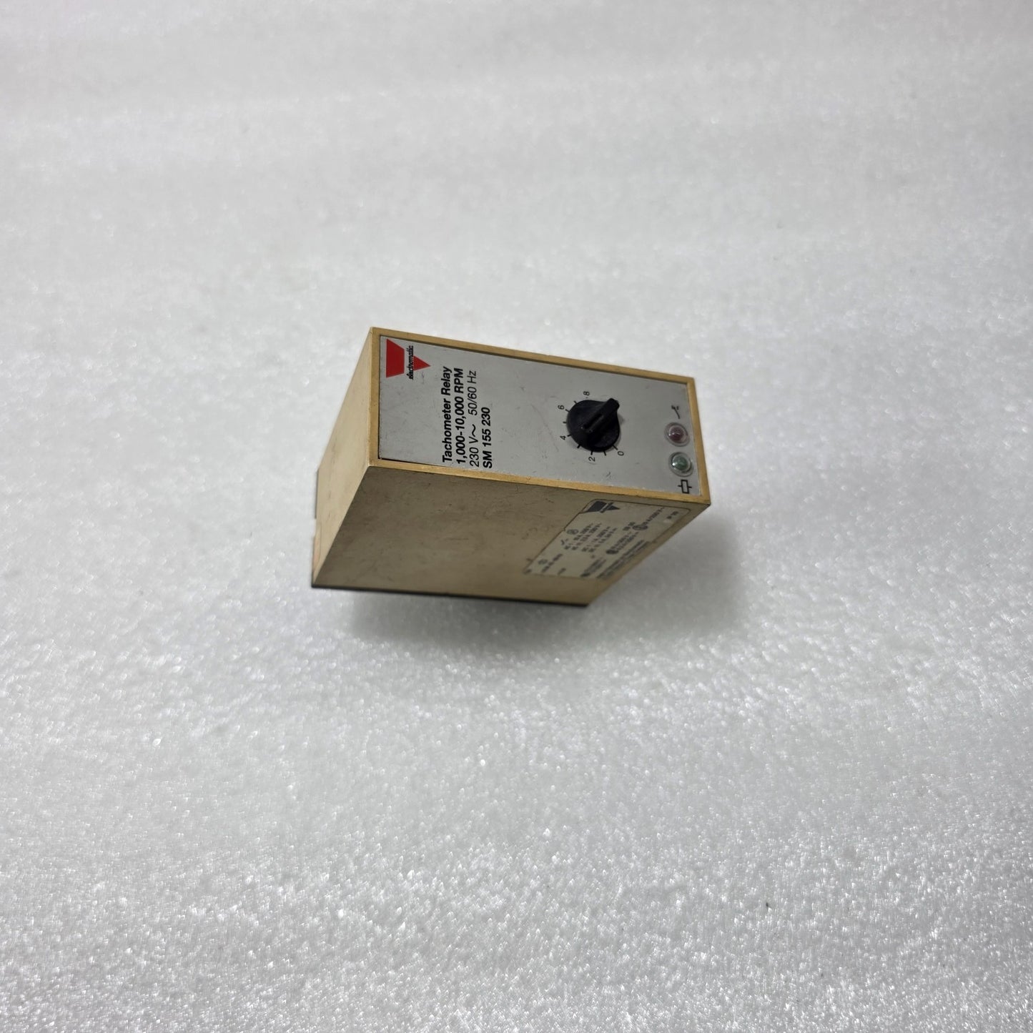 ELECTROMATIC SM 155 230 TACHOMETER RELAY, 1,000–10,000 RPM, 230V AC, 50/60HZ