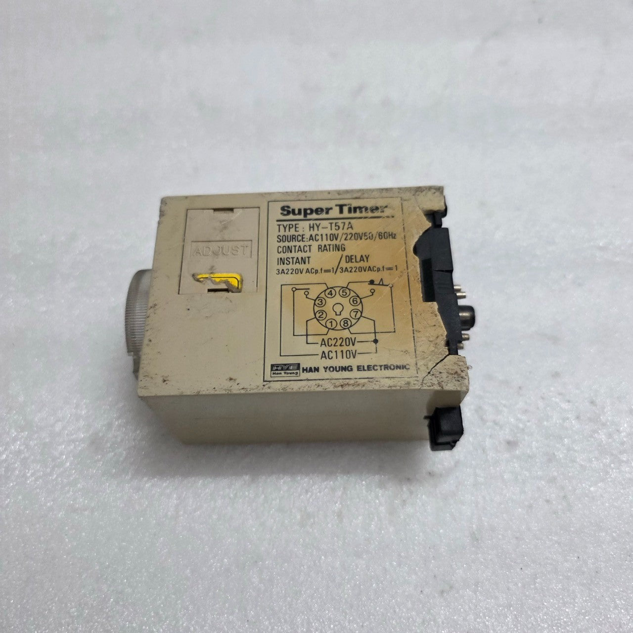 HANYOUNG HY-T57A SUPER TIMER / TIME DELAY RELAY AC110V/220V