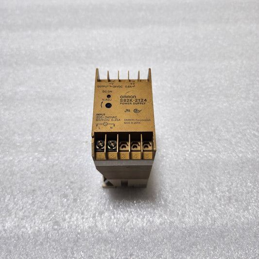 OMRON S82K-2124 POWER SUPPLY 24VDC 0.6A