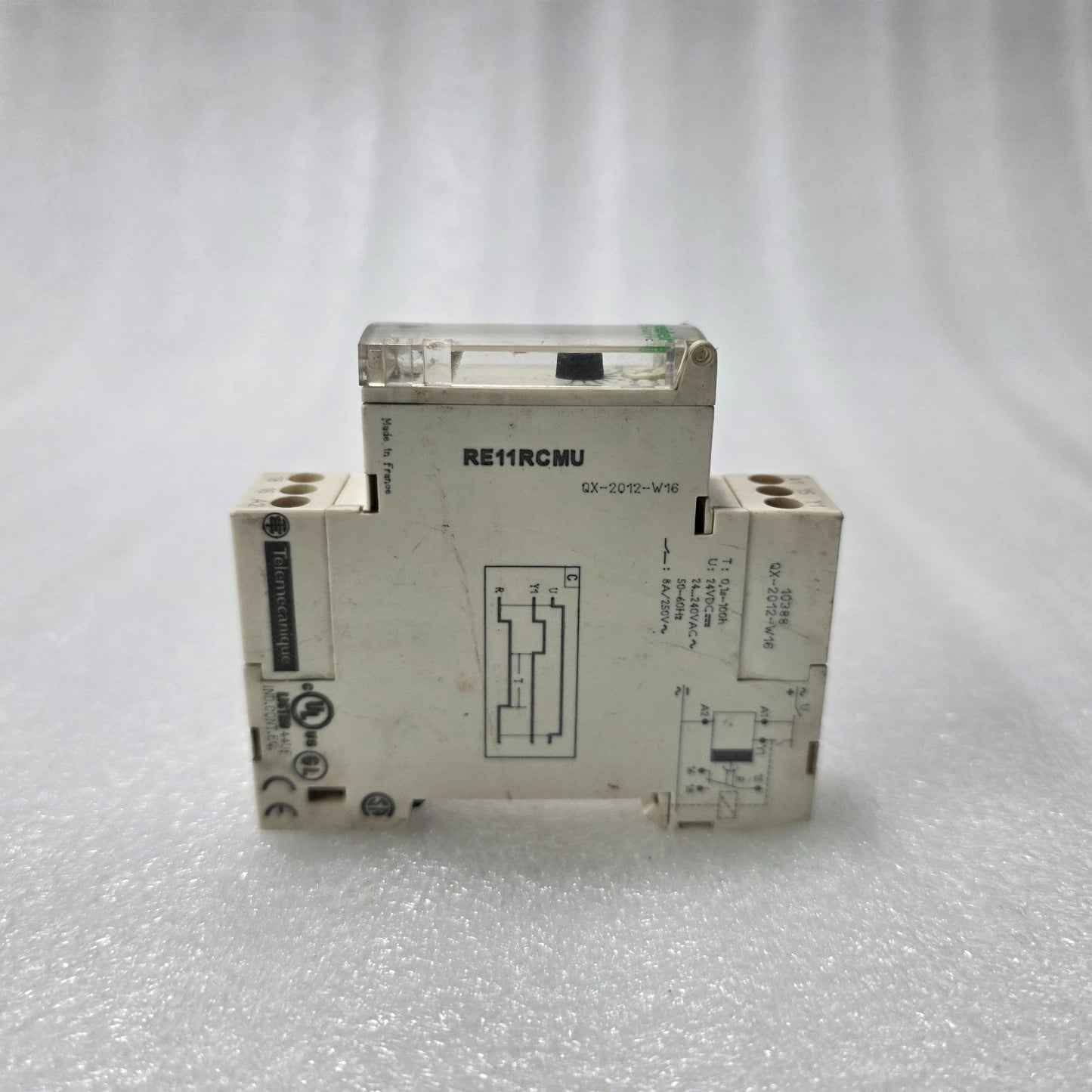 TELEMECANIQUE RE11RCMU MULTIFUNCTION TIME RELAY 0.1S–100H | 24VDC / 240VAC TIMER