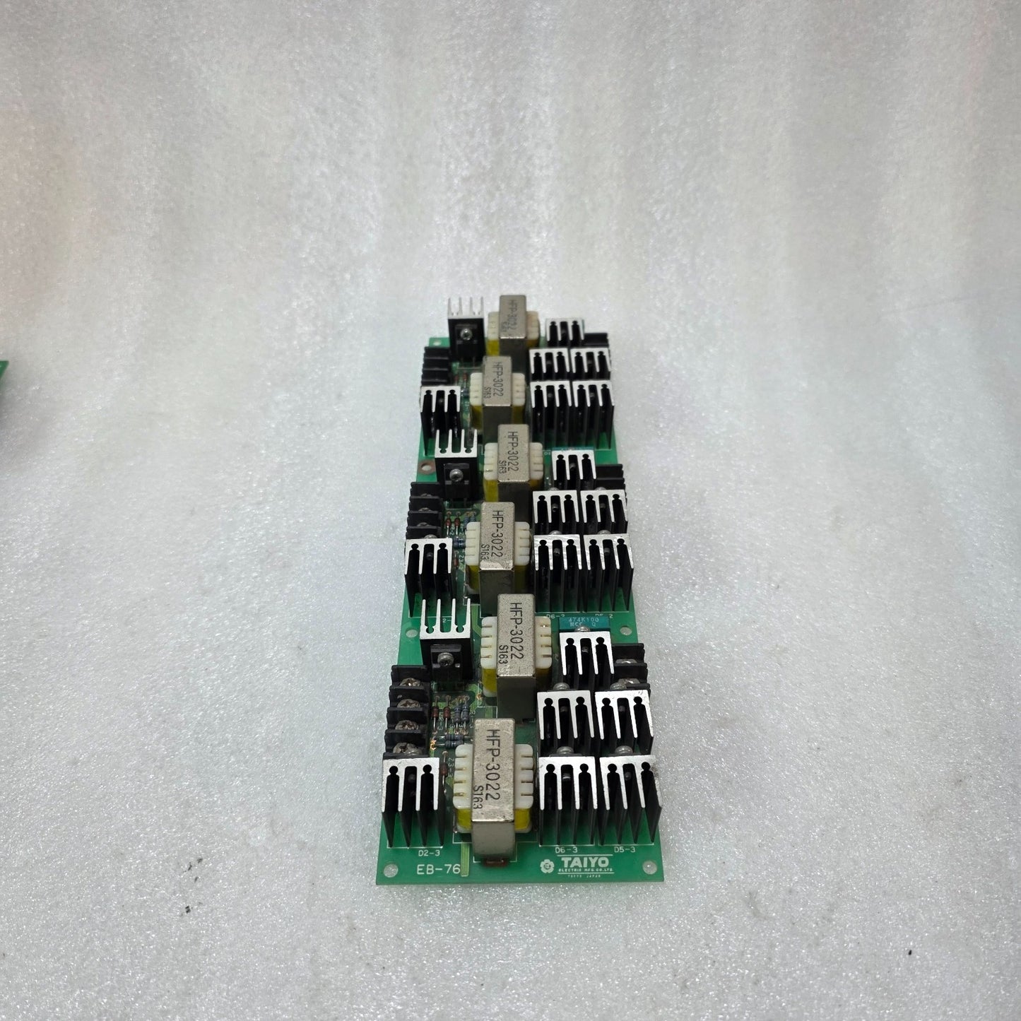 TAIYO EB-76 POWER DRIVER PCB WITH HFP-3022 MODULES | INDUSTRIAL CONTROL BOARD |