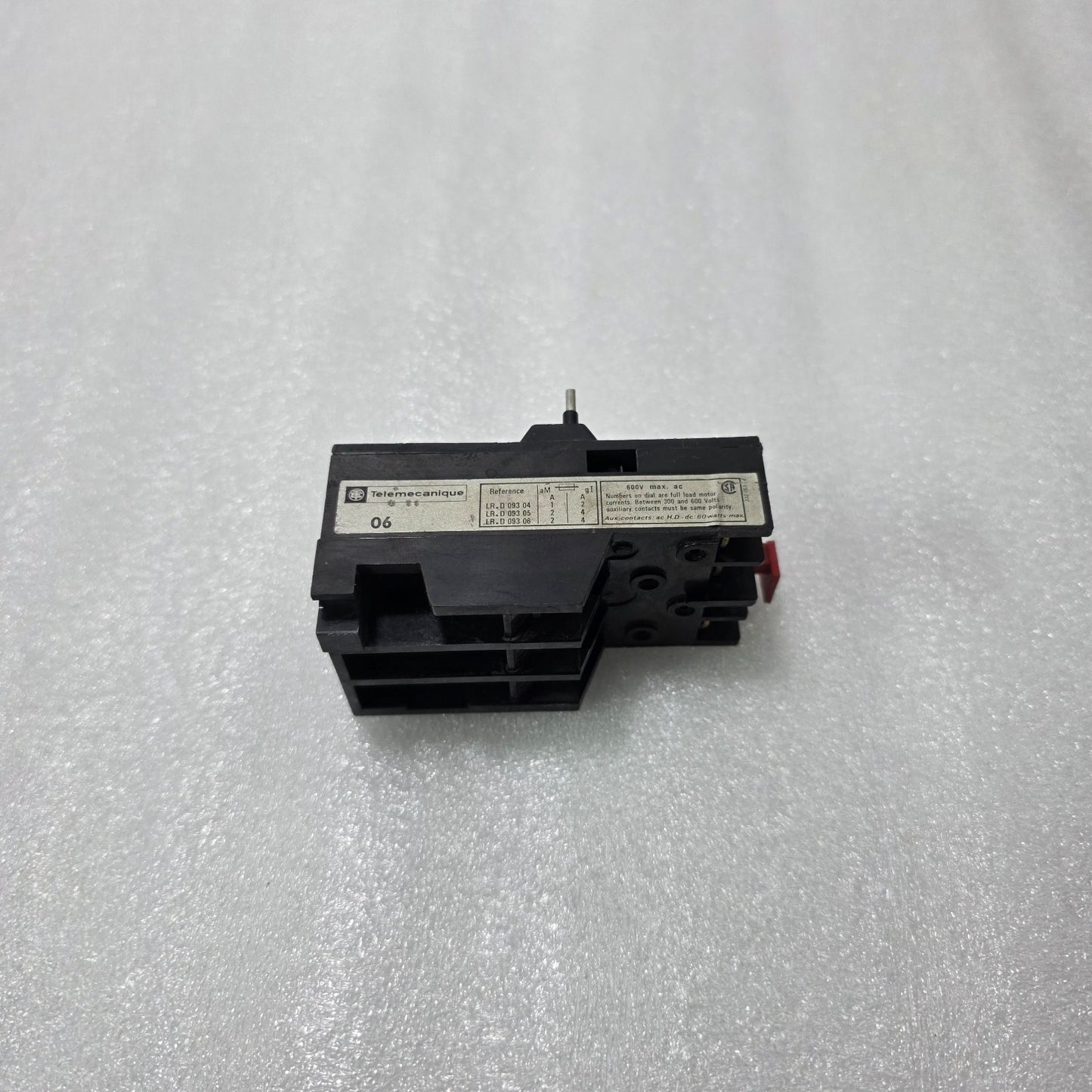 TELEMECANIQUE LR1-D09 306 THERMAL OVERLOAD RELAY 1–1.6A | MOTOR PROTEC
