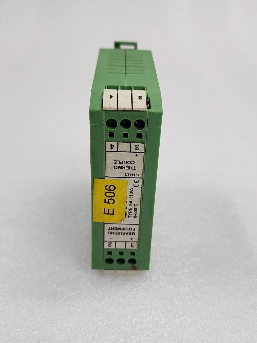 Autronica GA-110/A Thermocouple Amplifier 0-600'C GA110-A