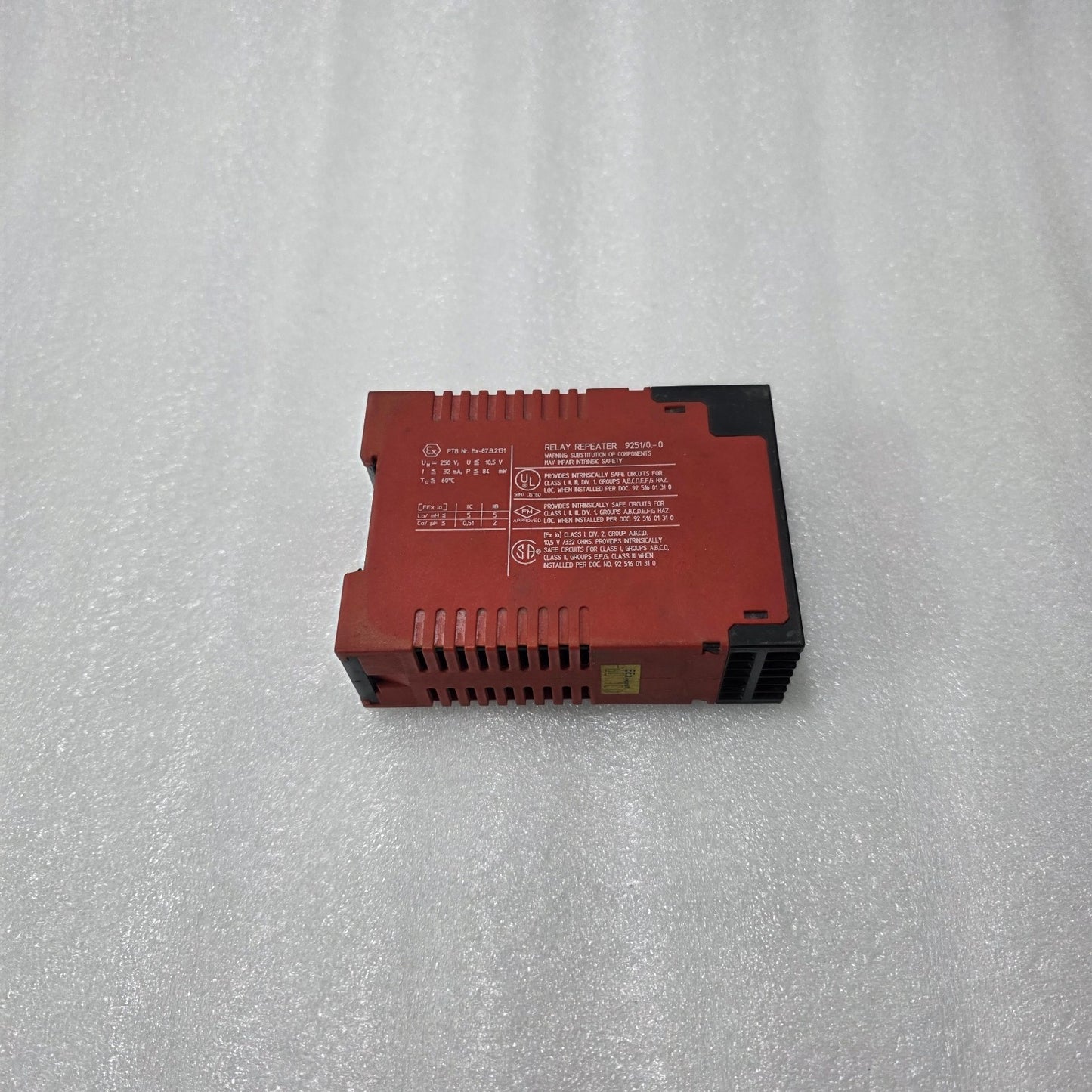 R. STAHL ICS PAK 9251/02-10 RELAY REPEATER | INTRINSICALLY SAFE BARRIER | 24VDC