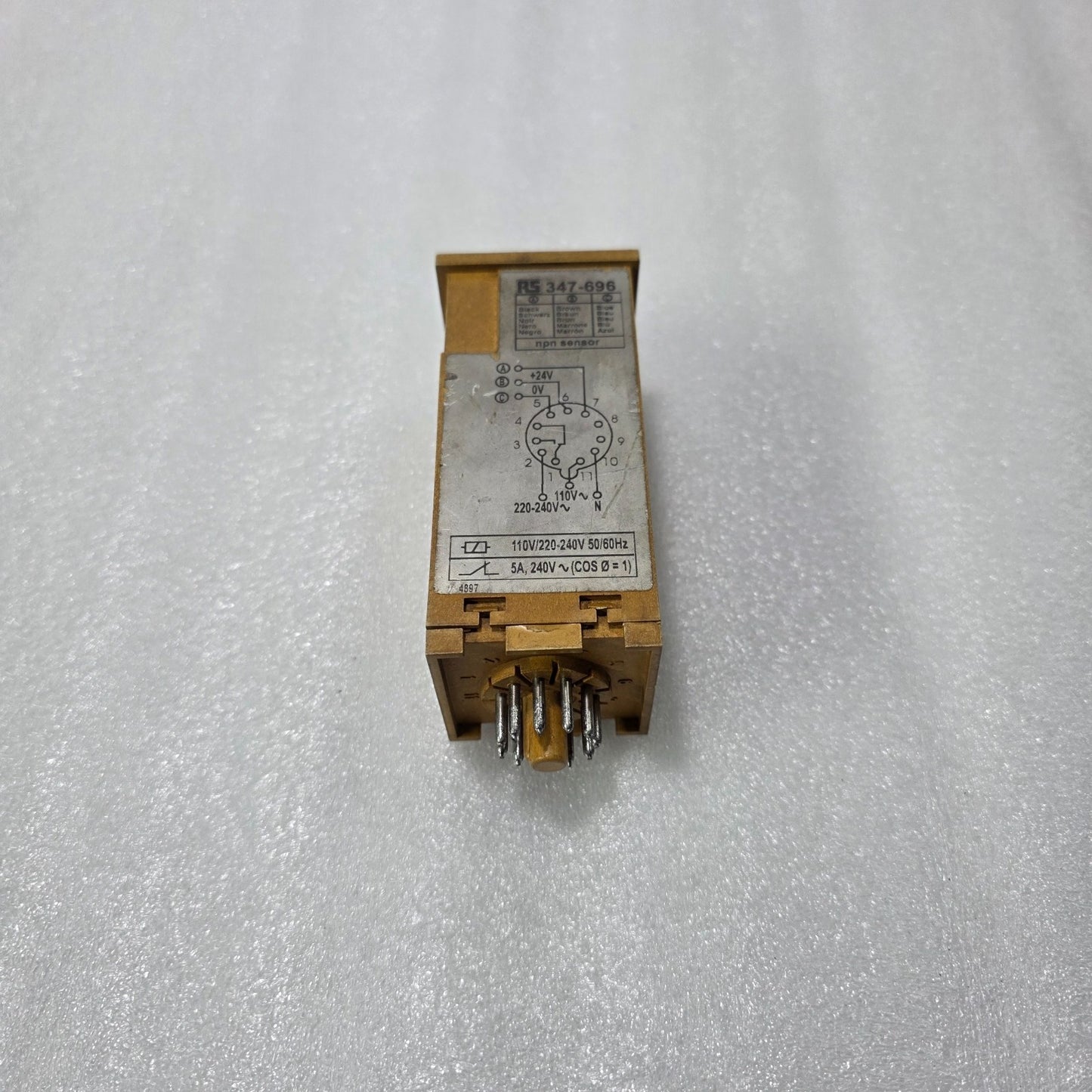 RS 347-696 TIME DELAY RELAY 0–30 SEC | 110/220-240V AC TIMER RELAY MODULE