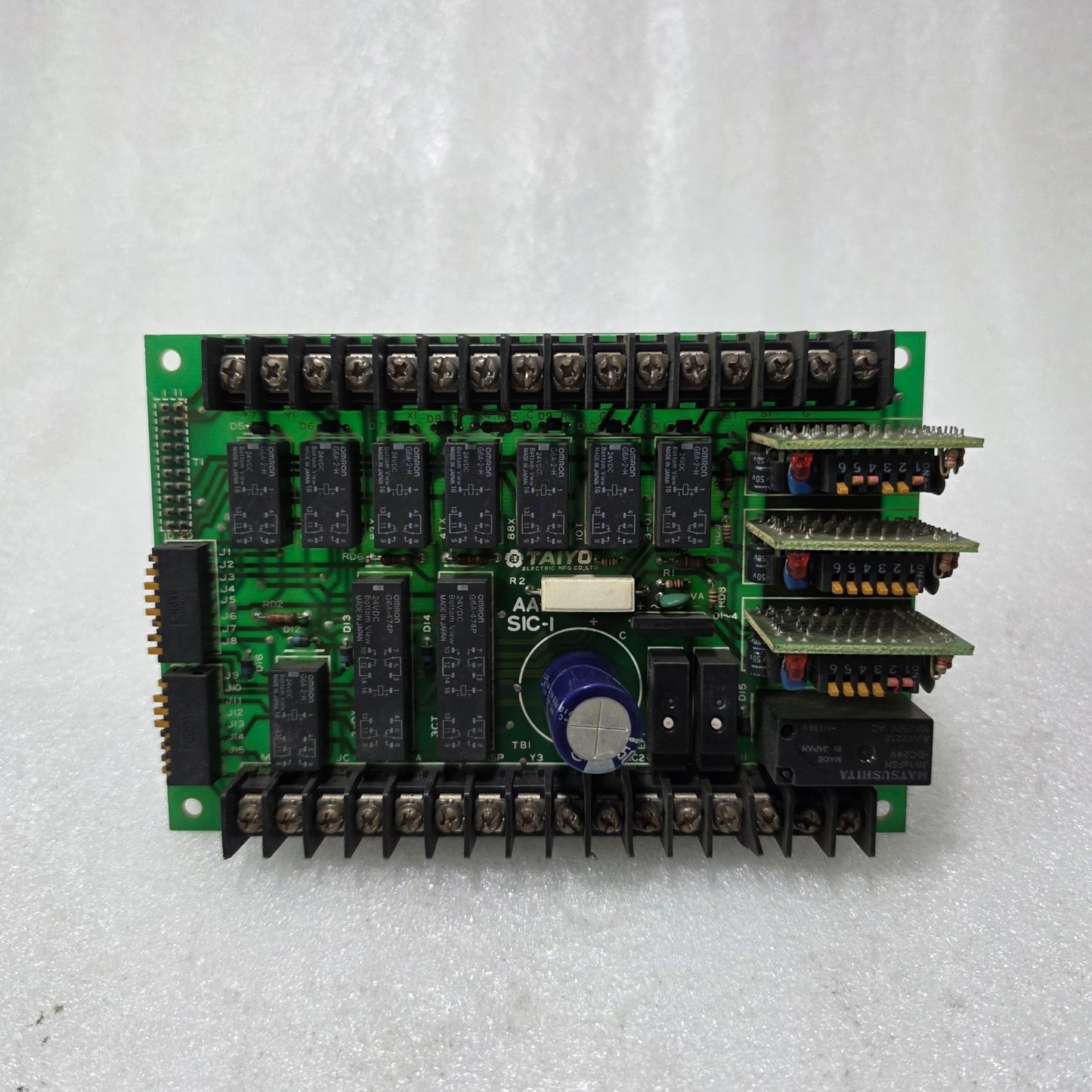 TAIYO AA-194A SIC-1 RELAY OUTPUT CONTROL BOARD | INDUSTRIAL 24VDC INTERFACE MODU