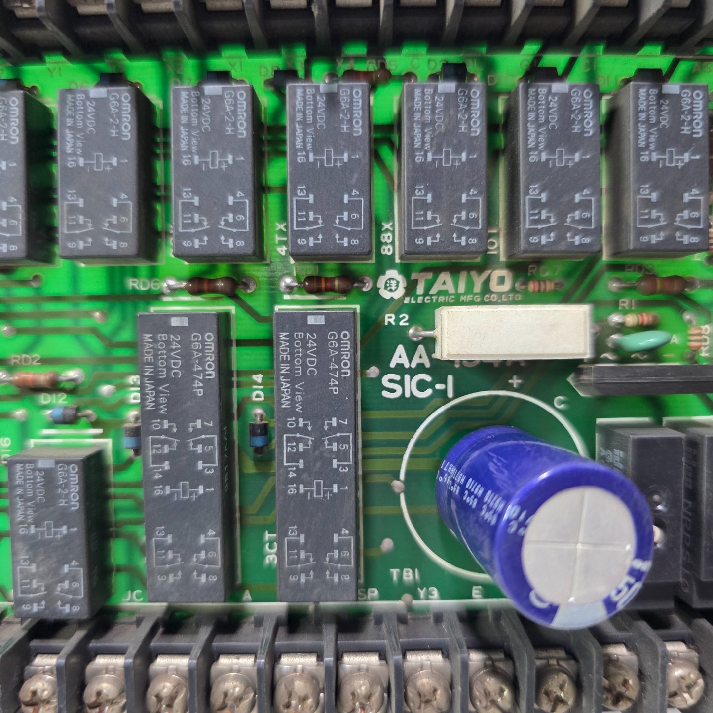 TAIYO AA-194A SIC-1 RELAY OUTPUT CONTROL BOARD | INDUSTRIAL 24VDC INTERFACE MODU