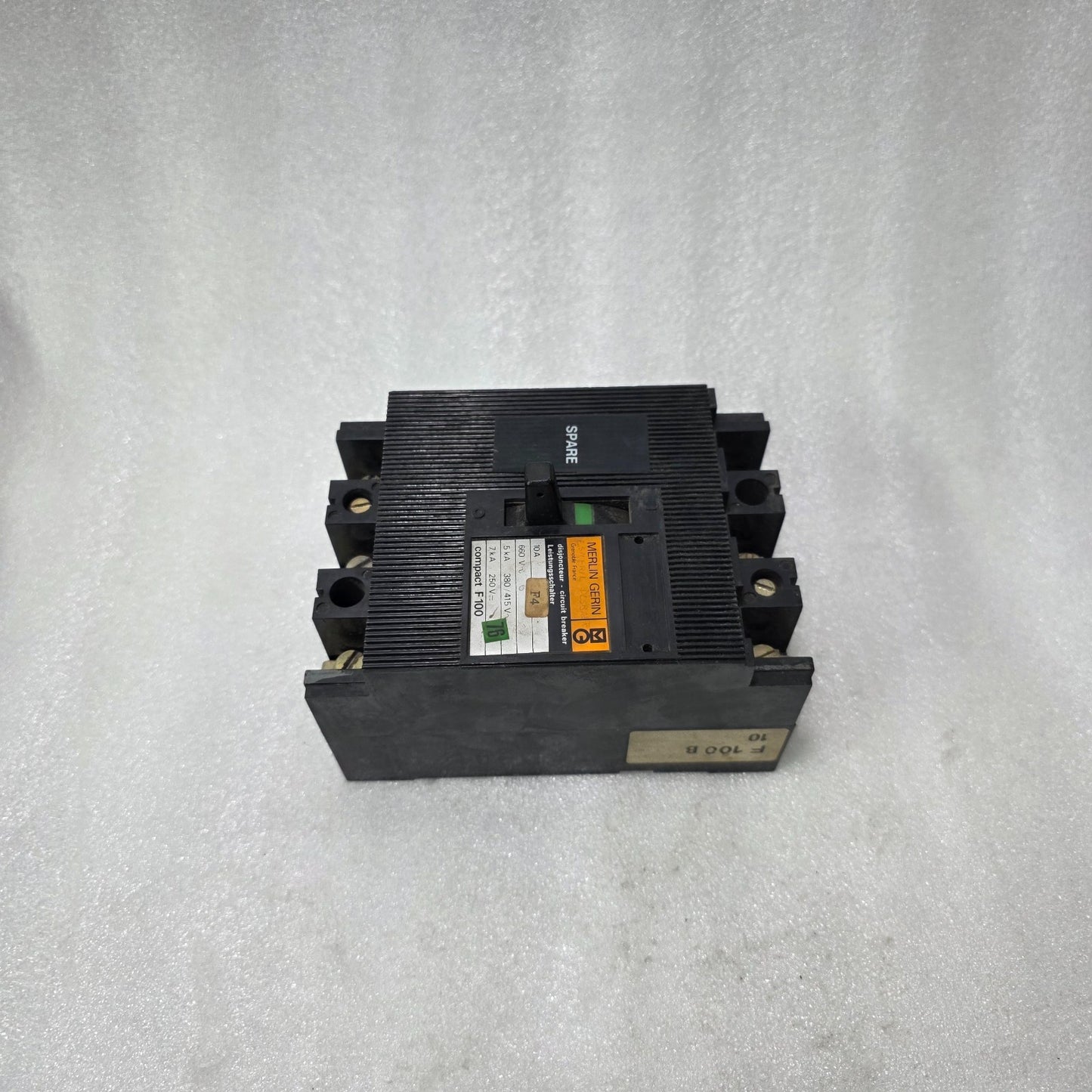 MERLIN GERIN COMPACT F100 CIRCUIT BREAKER 10A