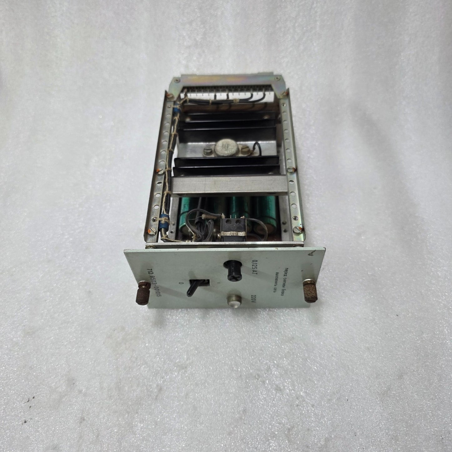 INDUSTRIAL CONTROL PCB MODULE 220V 0.125AT FUSE CARD 712.9503-001015 RACK MOUNT