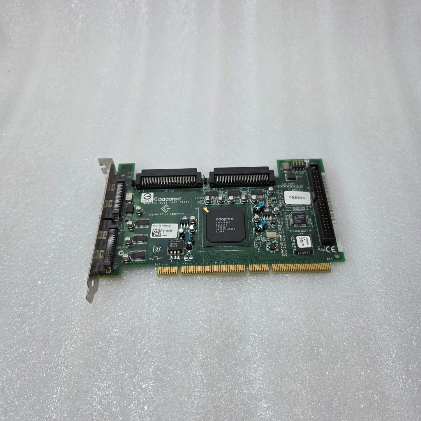 ADAPTEC ASC-39160/DELL3 ULTRA160 SCSI CONTROLLER CARD PCI | SG-0R5601 | SERVER S