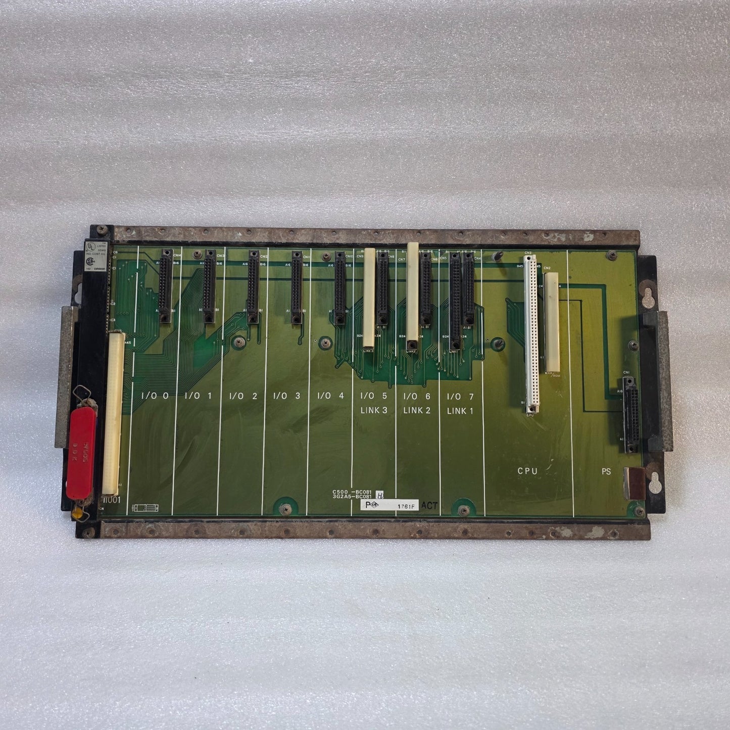 OMRON C500-BC081 PLC CPU BASE UNIT 3G2A5-BC081 INDUSTRIAL AUTOMATION RACK MODULE
