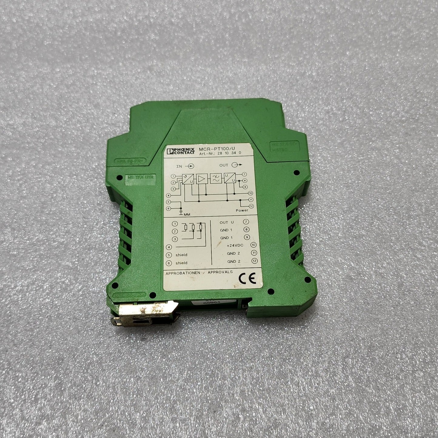PHOENIX CONTACT MCR-PT100/U TRANSDUCER 2810340
