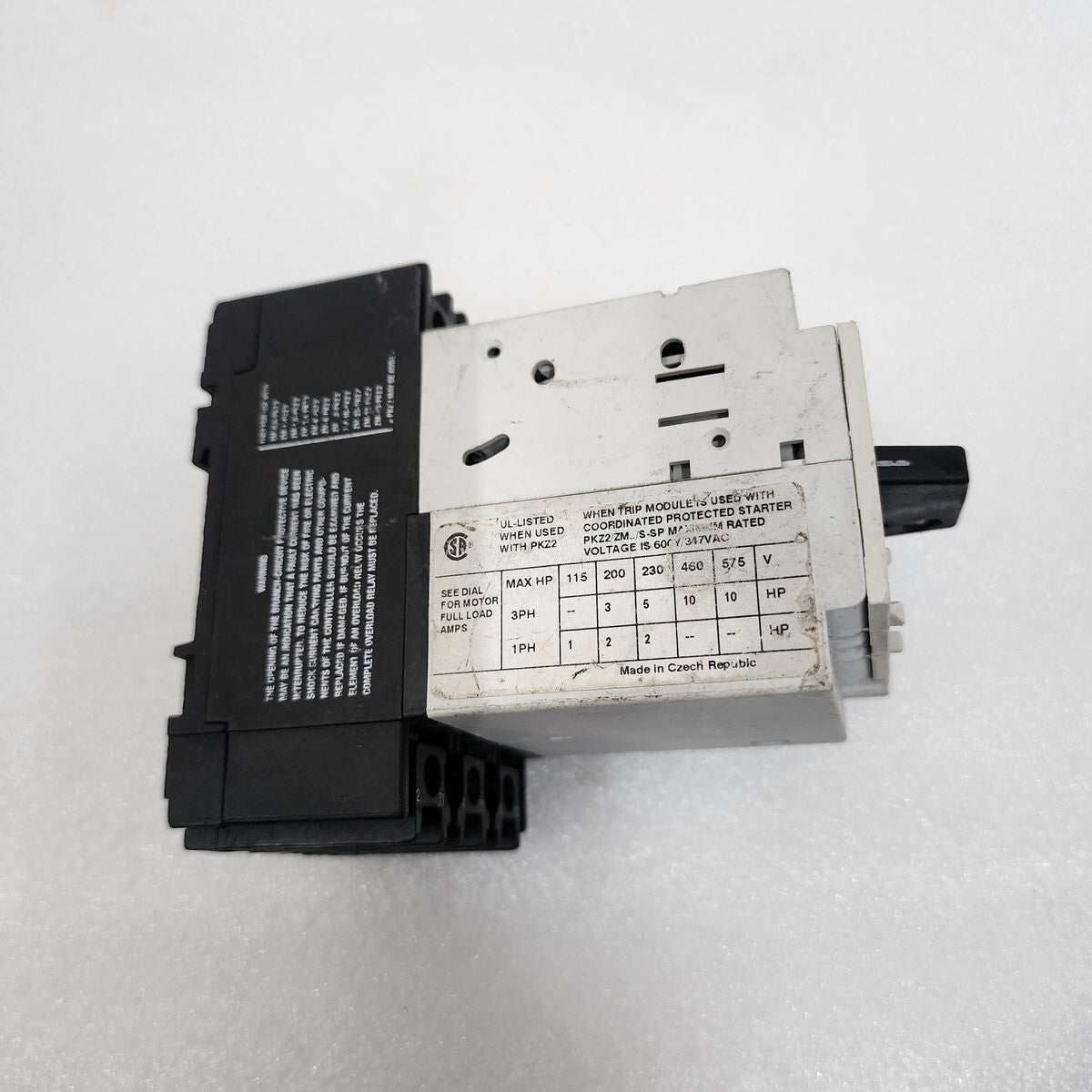 MOLLER ZMR-16-PKZ2 MANUAL MOTOR PROTECTOR