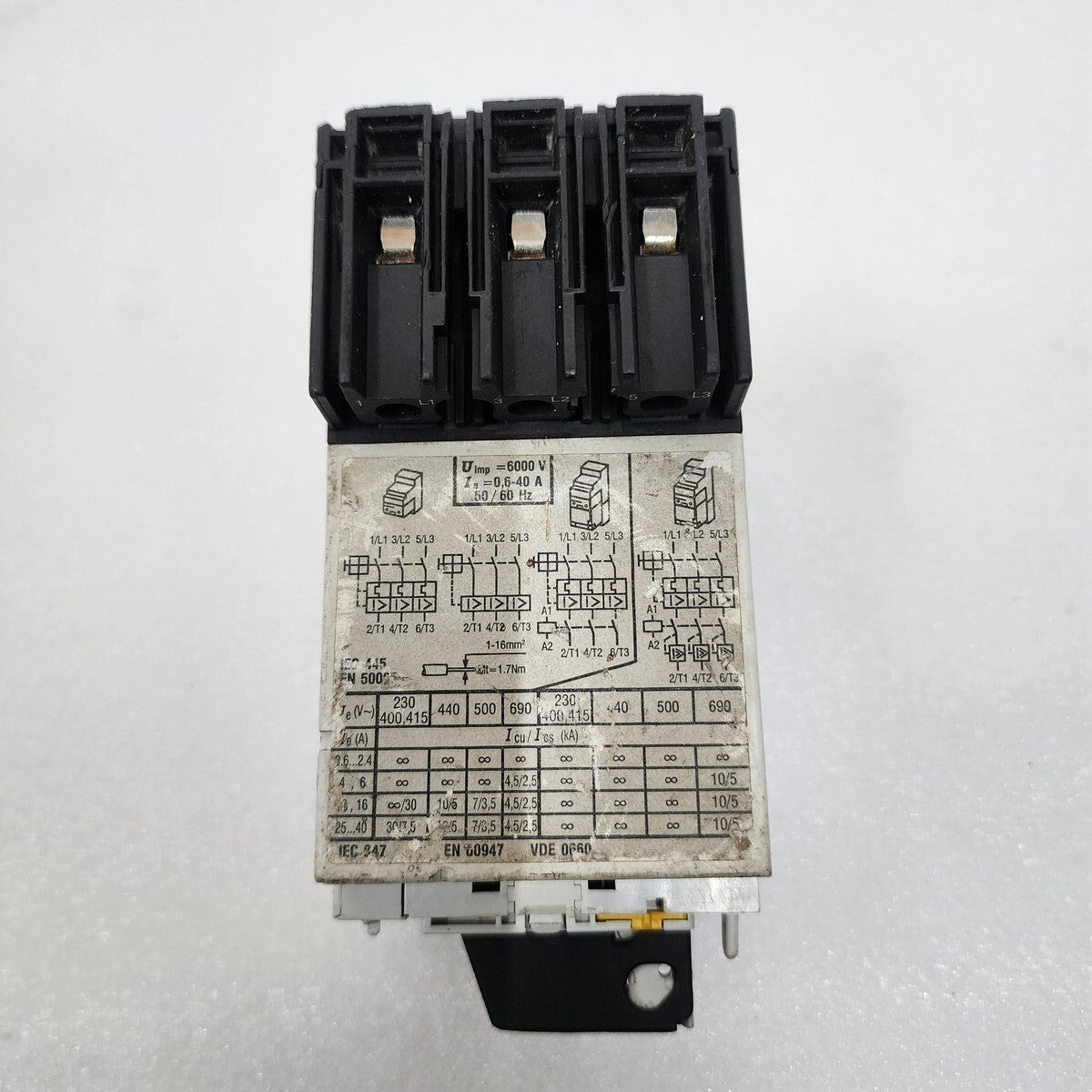 MOELLER M-16-PKZ2 MANUAL MOTOR PROTECTOR
