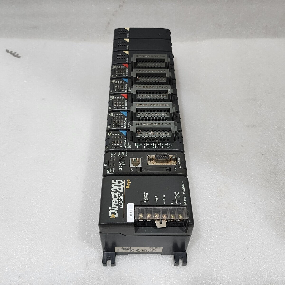 KOYO PLC DL250-1 CPU D2-09B PS D2-16ND3-2 IN D2-16TD2-2 OUT