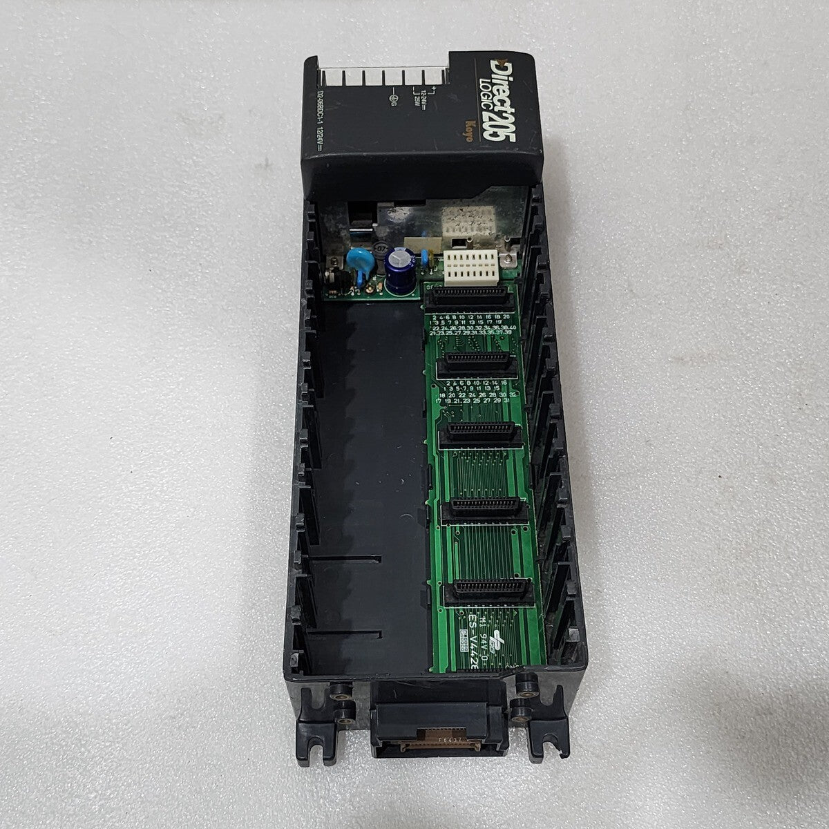 KOYO D2-06BDC1-1 DIRECT LOGICE 205 POWER SUPPLY WITH RACK