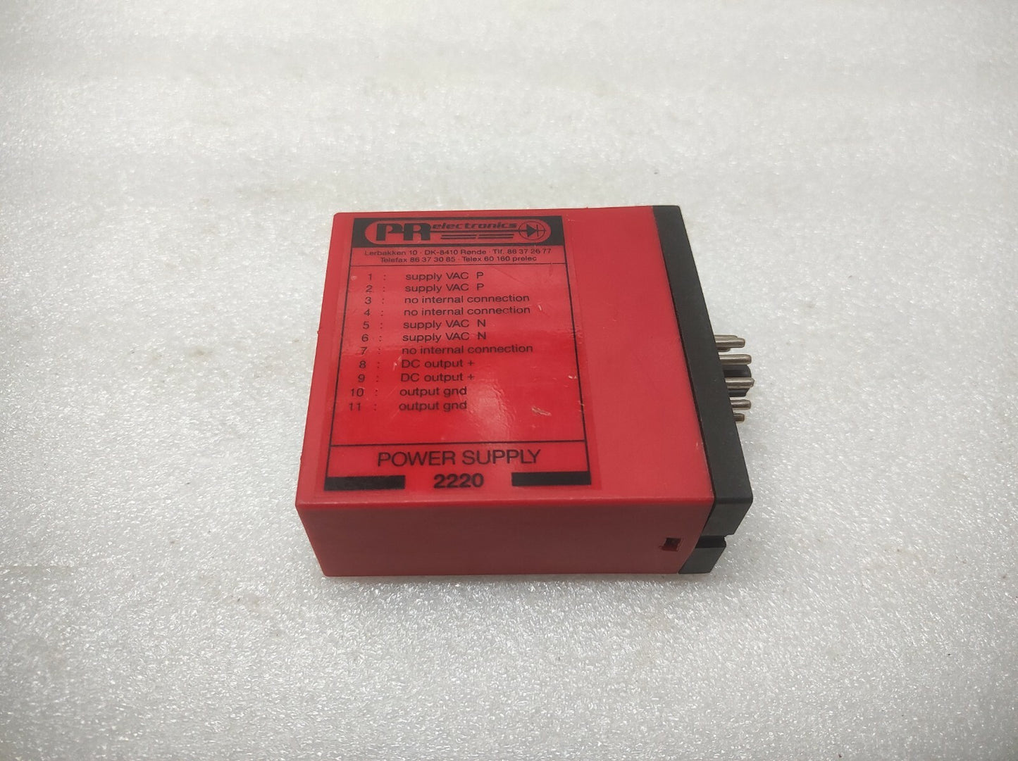 PR ELECTRONICS 2220 POWER SUPPLY