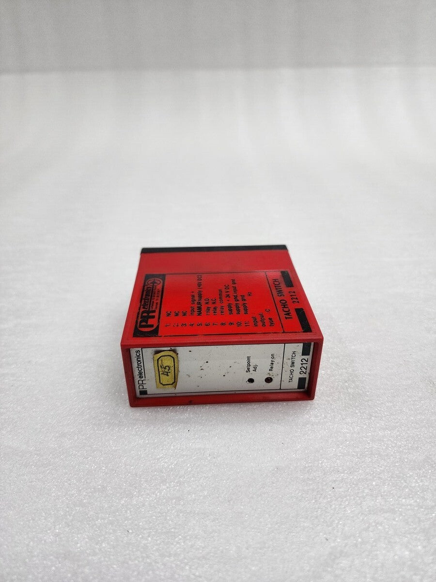 PR ELECTRONICS 2212 TACHO SWITCH  2212 X0C 24VDC