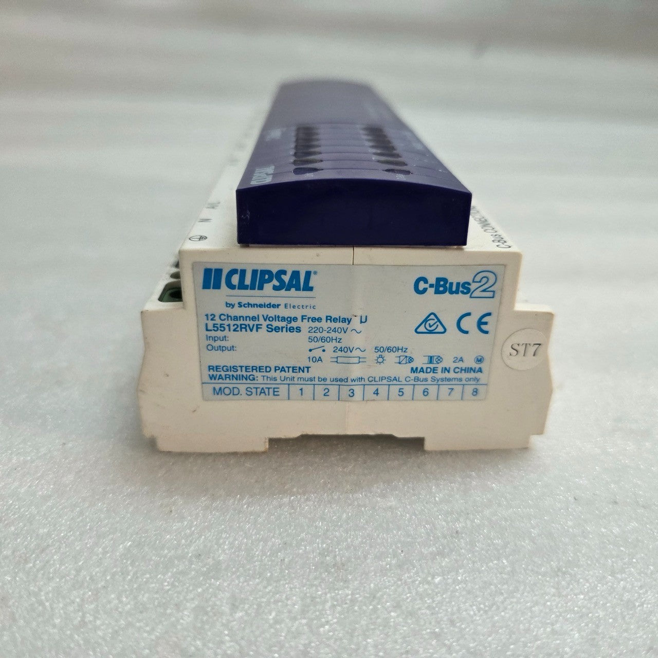 CLIPSAL L5512RVF 12-CHANNEL VOLTAGE FREE RELAY 220–240 V AC