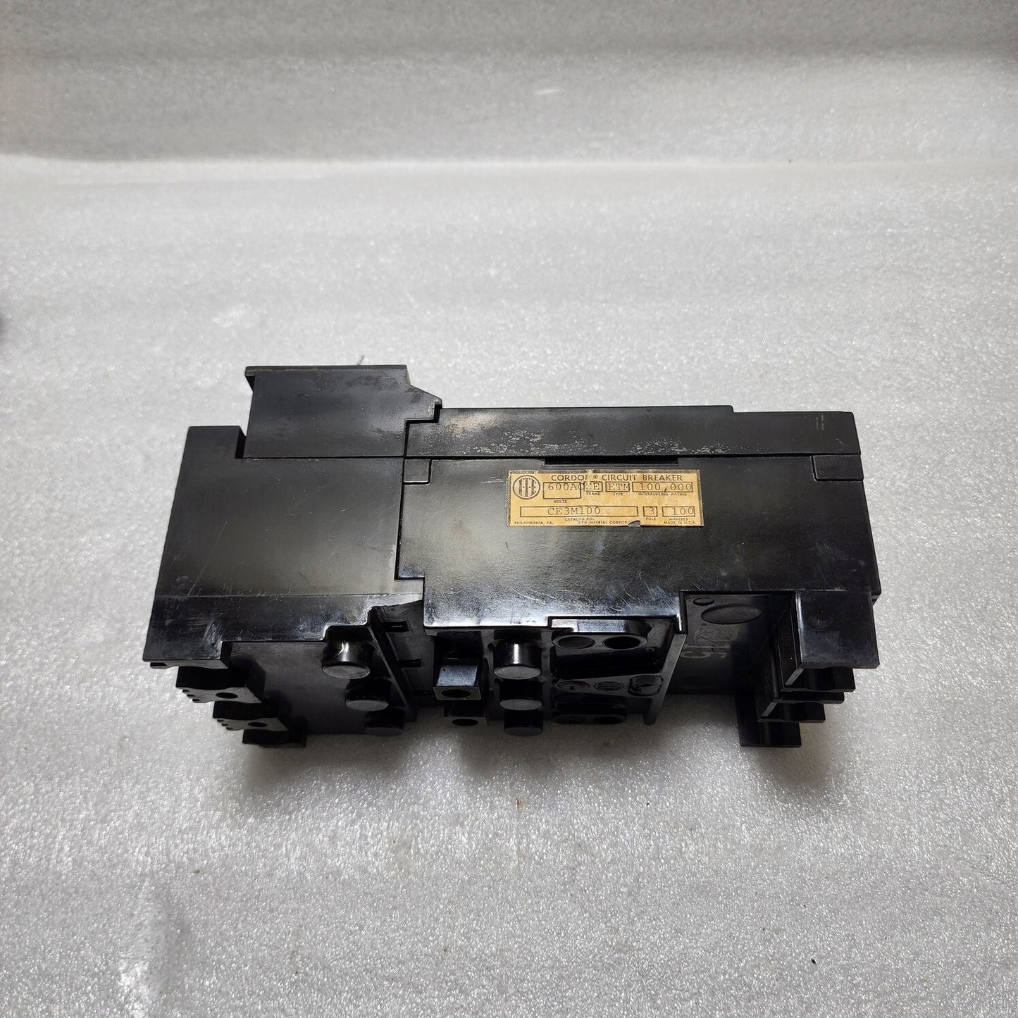 ITE CORDON CE3-M100 3-POLE CIRCUIT BREAKER 100A