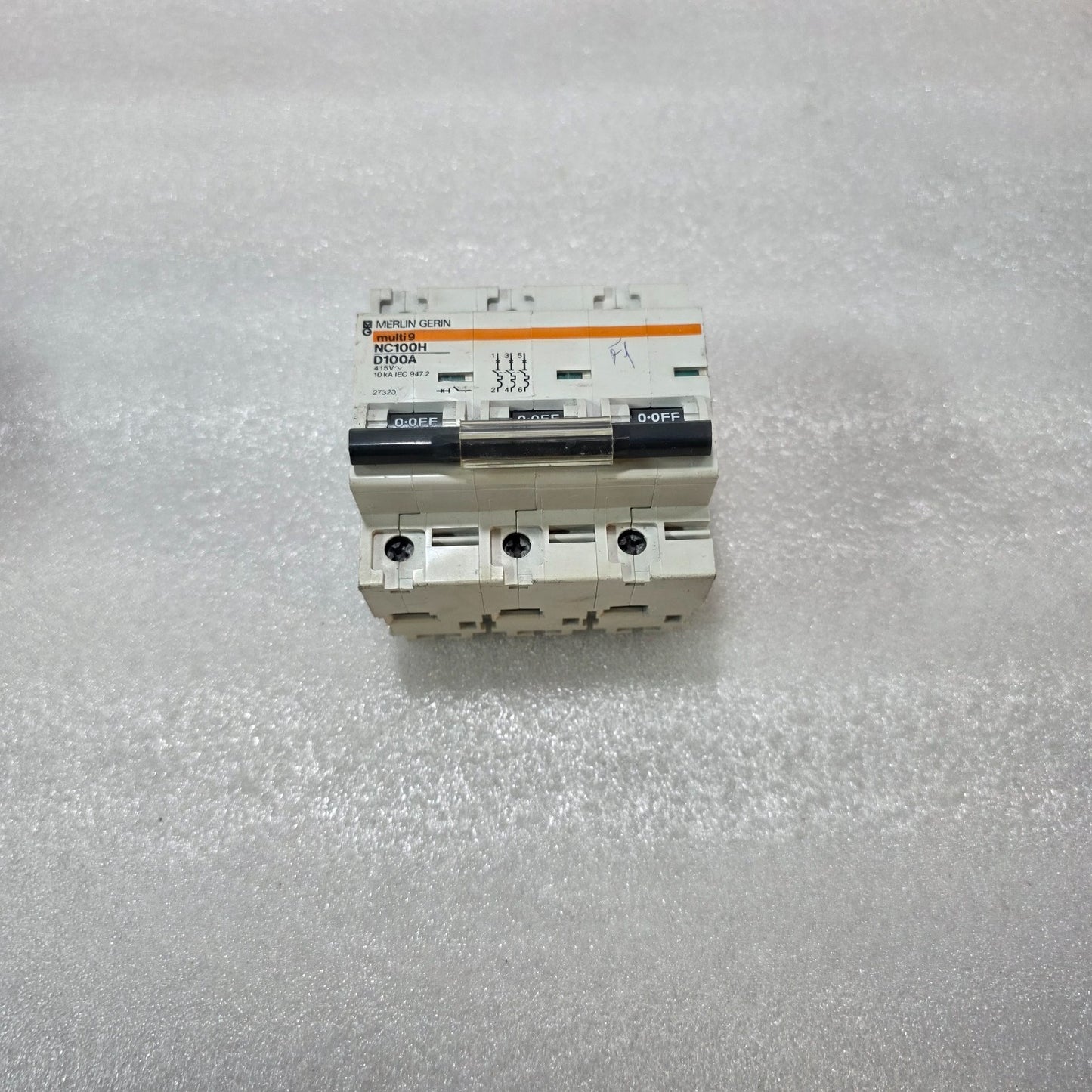 MERLIN GERIN MULTI9 NC100H D100A 3 POLE MCB 415V 10KA CIRCUIT BREAKER