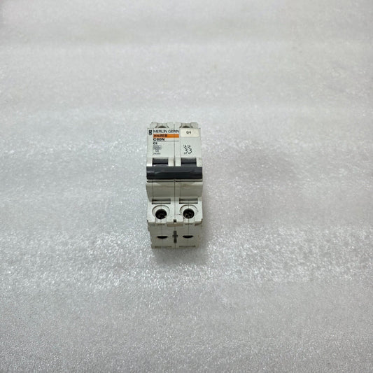 MERLIN GERIN MULTI9 C60N C2 2 POLE MCB CIRCUIT BREAKER 400V 6KA